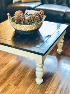 Chunky Farmhouse Square Coffee Table