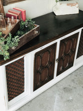 Load image into Gallery viewer, Retro Converted Vintage Stereo TV Stand