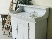 Load image into Gallery viewer, Adorable Vintage Farmhouse Dry Sink Cabinet