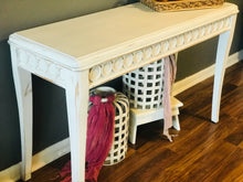 Load image into Gallery viewer, Beautiful Coastal White Entryway Table