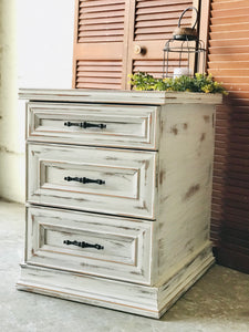 Farmhouse Single End Table or Nightstand