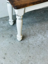 Load image into Gallery viewer, Pretty Chippy &amp; Distressed Farmhouse Bench