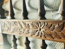 Load image into Gallery viewer, Gorgeous Vintage Tufted Sofa with Wood Frame