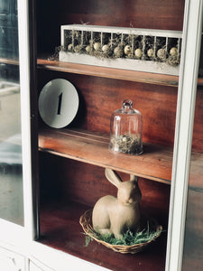 Beautiful Antique Farmhouse Open China Cabinet