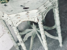 Load image into Gallery viewer, Pretty Antique Chippy Octagon Side Table