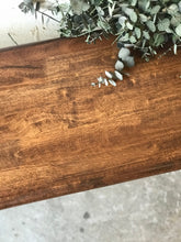 Load image into Gallery viewer, Pretty Chippy &amp; Distressed Farmhouse Bench