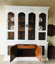 Load image into Gallery viewer, Beautiful Large Vintage Farmhouse China Cabinet