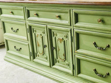 Load image into Gallery viewer, Stunning Large Vintage Buffet, Dresser, or TV Stand