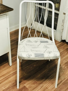 Industrial Vintage Metal Desk & Chair