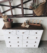 Load image into Gallery viewer, Pretty Chippy Farmhouse Dresser or Buffet