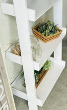 Load image into Gallery viewer, Pretty Farmhouse Wall Ladder Shelf