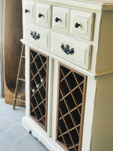 Load image into Gallery viewer, Revamped Farmhouse Wine Cabinet