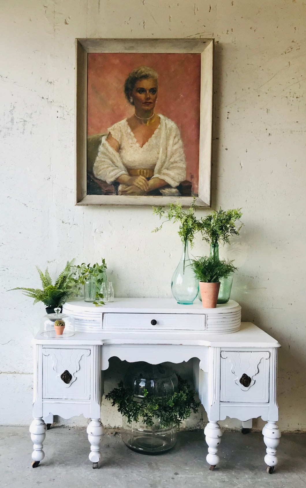 Gorgeous Antique Vanity or Accent Table