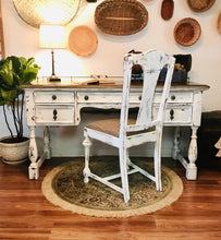 Load image into Gallery viewer, Perfect Vintage Desk &amp; Antique Chair