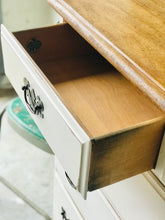 Load image into Gallery viewer, Pretty Farmhouse Vintage Chest of Drawers