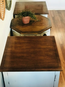 Pristine Vintage End Table Set (3)