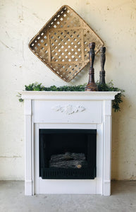 Beautiful Farmhouse Gel Fuel Burning Fireplace