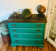 Load image into Gallery viewer, Gorgeous Green Chest of Drawers