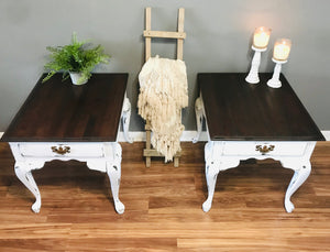 Beautiful Vintage End Table Set