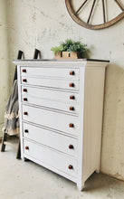 Load image into Gallery viewer, Pretty Modern Farmhouse Chest of Drawers