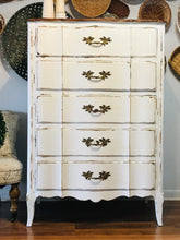 Load image into Gallery viewer, Gorgeous Vintage Shabby Chic Chest of Drawers