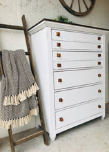 Load image into Gallery viewer, Pretty Modern Farmhouse Chest of Drawers