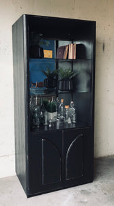 Moody Modern Feel Open Display Cabinet