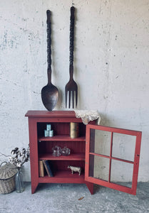Primitive Accent Display Cabinet