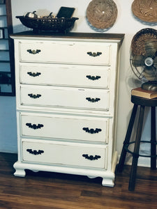 Farmhouse Tall Boy Chest of Drawers