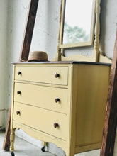 Load image into Gallery viewer, Adorable Vintage Chest of Drawers with Mirror