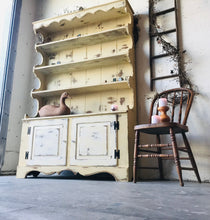 Load image into Gallery viewer, Adorable Vintage Country Hutch Display Cabinet