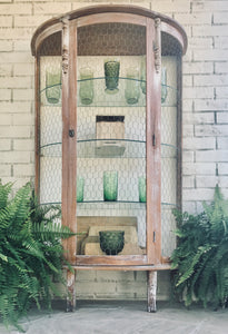 Beautiful Vintage Wood & Wire Curio