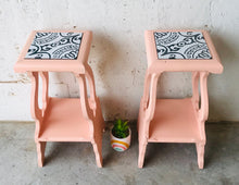 Load image into Gallery viewer, Too Cute Pink Side Tables or Plant Stands