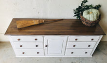 Load image into Gallery viewer, Large Farmhouse Buffet, Credenza, or TV Stand