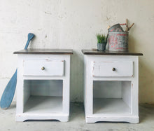 Load image into Gallery viewer, Cute Farmhouse Nightstand Set