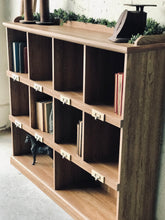 Load image into Gallery viewer, Pretty Farmhouse Cubby Shelf