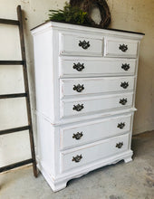 Load image into Gallery viewer, Stunning Farmhouse Tall Boy Chest of Drawers