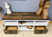 Load image into Gallery viewer, Beautiful Rustic Modern Farmhouse TV Stand