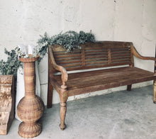 Load image into Gallery viewer, Stunning Distressed Solid Wood Bench