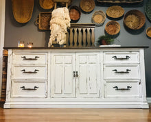 Load image into Gallery viewer, Stunning Large Farmhouse Buffet or TV Stand