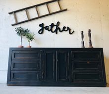 Load image into Gallery viewer, Stunning Large Vintage Buffet or TV Stand