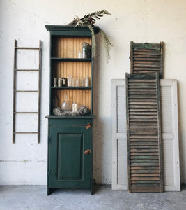 Cute Petite Primitive Storage Hutch