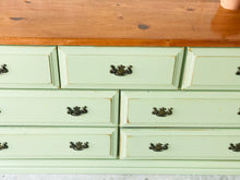Load image into Gallery viewer, Pretty Sage Farmhouse Dresser or Buffet
