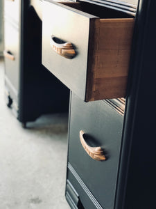 Moody Vintage Waterfall Vanity