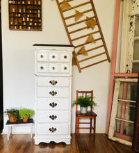 Load image into Gallery viewer, Farmhouse Skinny Chest of Drawers