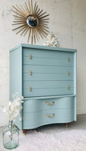 Load image into Gallery viewer, Pretty Revamped MCM Chest of Drawers
