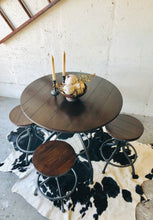 Load image into Gallery viewer, Industrial Adjustable Table &amp; Stools (5pc)