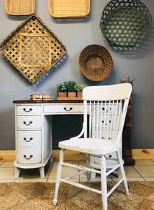 Gorgeous Antique Farmhouse Desk & Chair