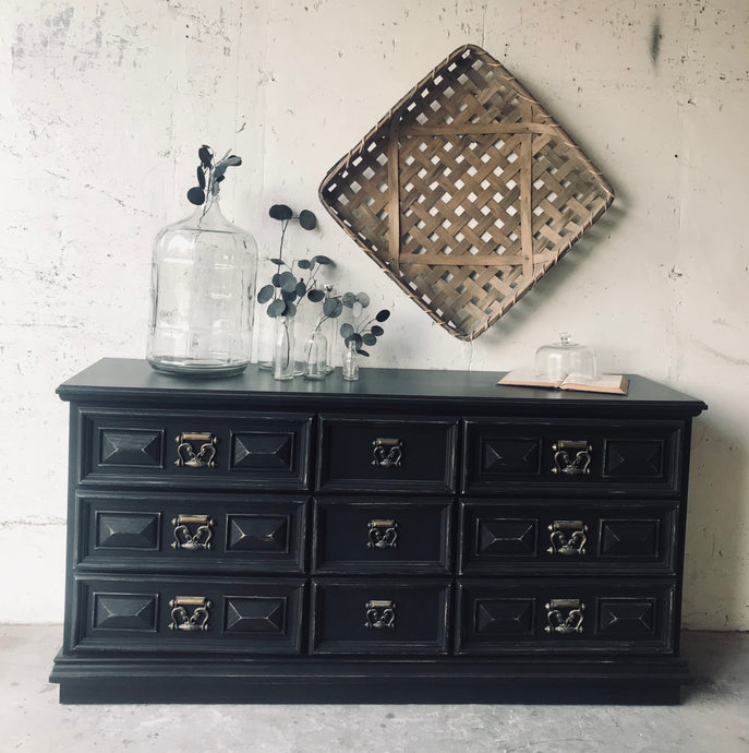 Classy Large Vintage Dresser, Buffet, or TV Stand