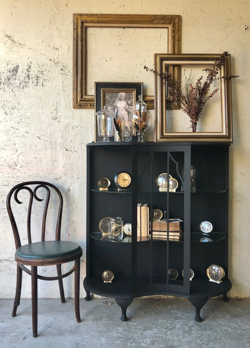 Moody Antique Open Display Cabinet